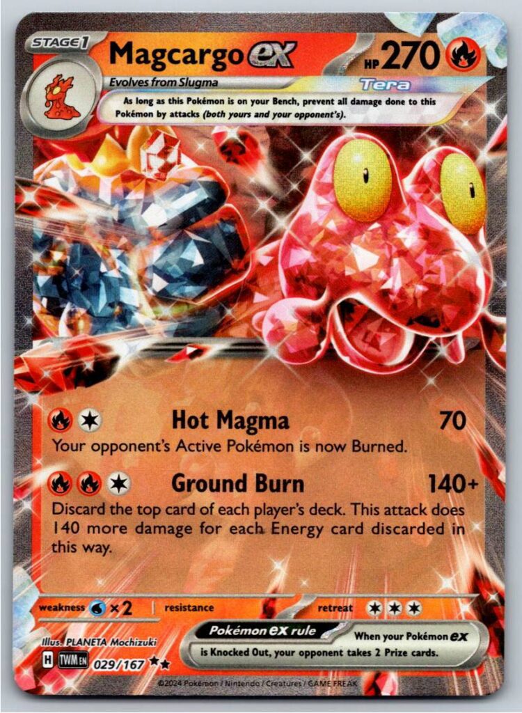 Magcargo ex - 029/167 (Holofoil - NM)
