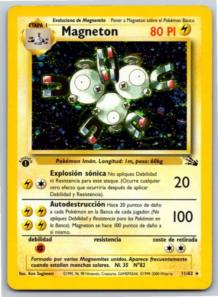 Magneton (11) (1st Edition Holofoil - MP)