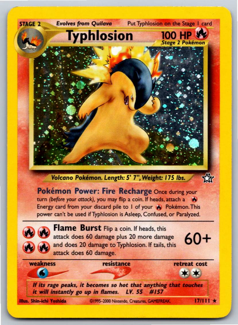 Typhlosion (17) (Unlimited Holofoil - MP)