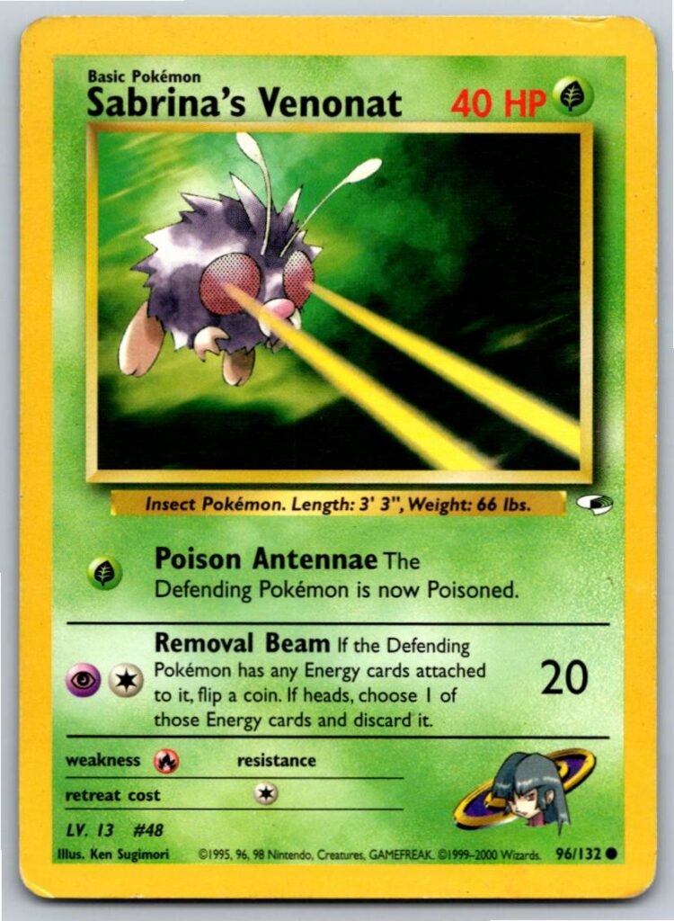 Sabrina's Venonat (Normal - HP)