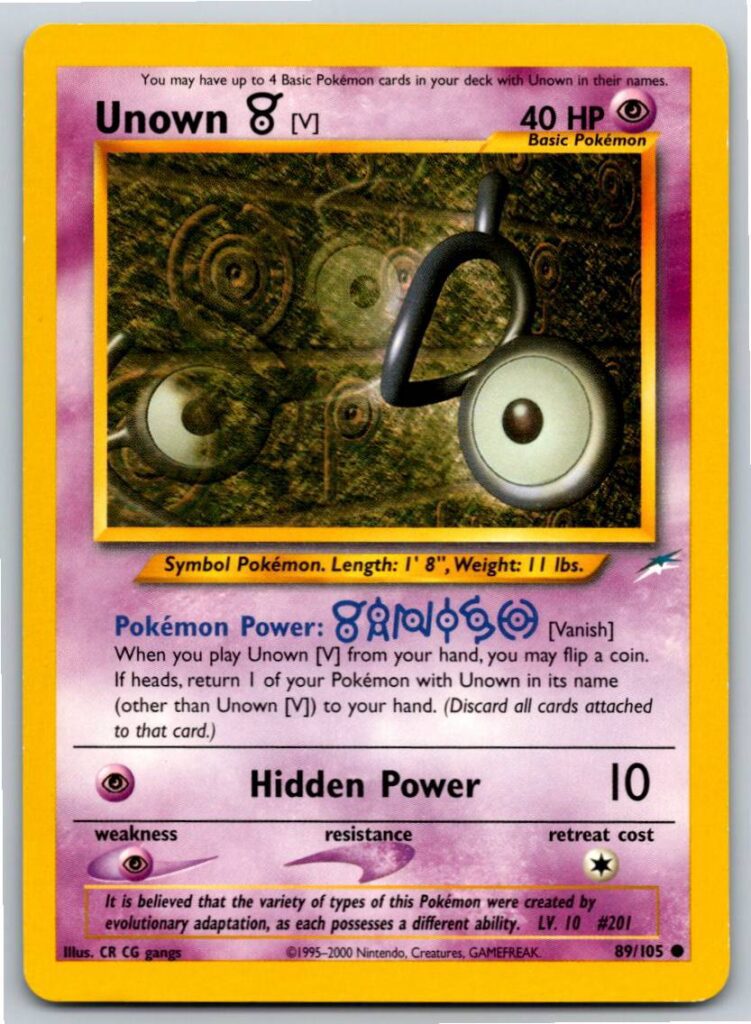 Unown [V] (Normal - LP)