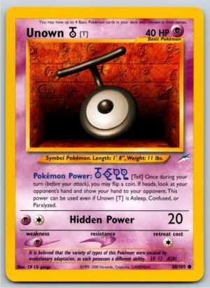 Unown [T] (Normal - NM)