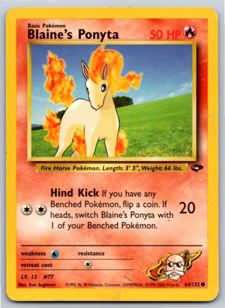 Blaine's Ponyta (Unlimited - DM)
