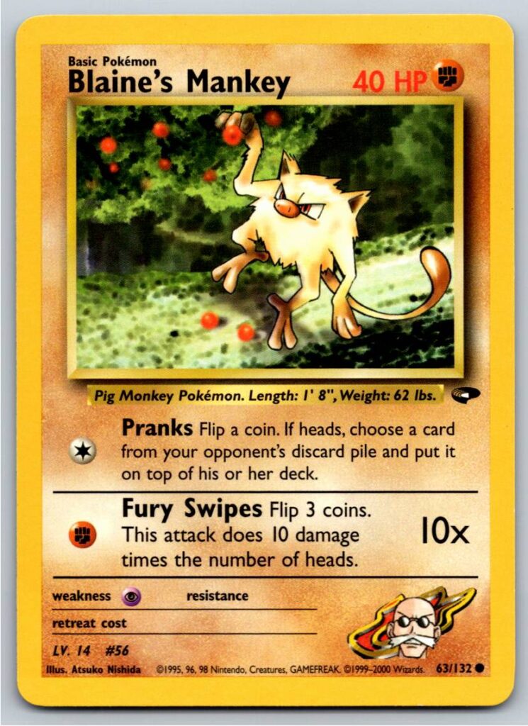 Blaine's Mankey (Unlimited - LP)