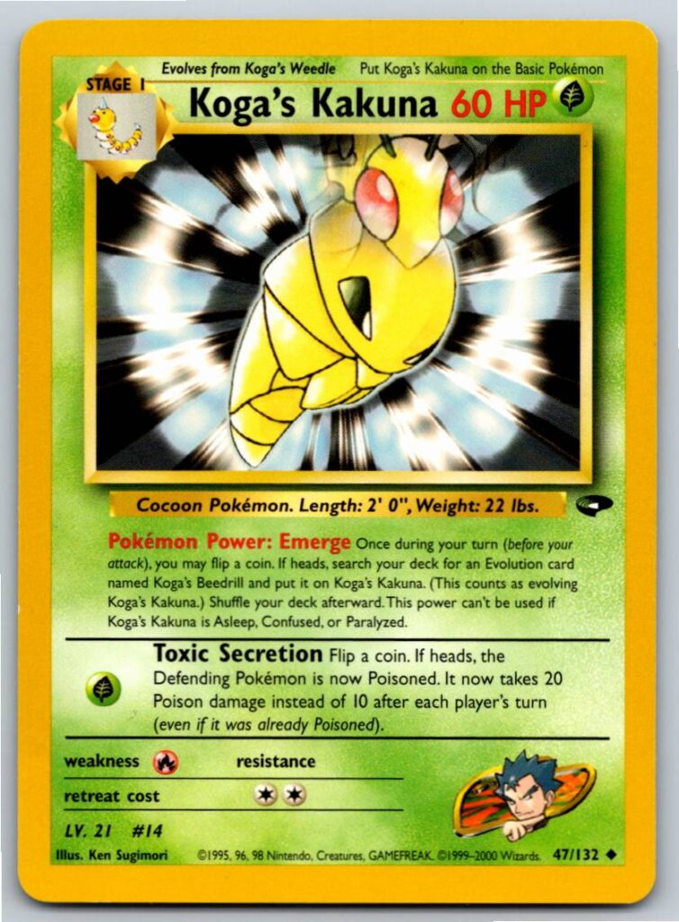 Koga's Kakuna (Unlimited - NM)