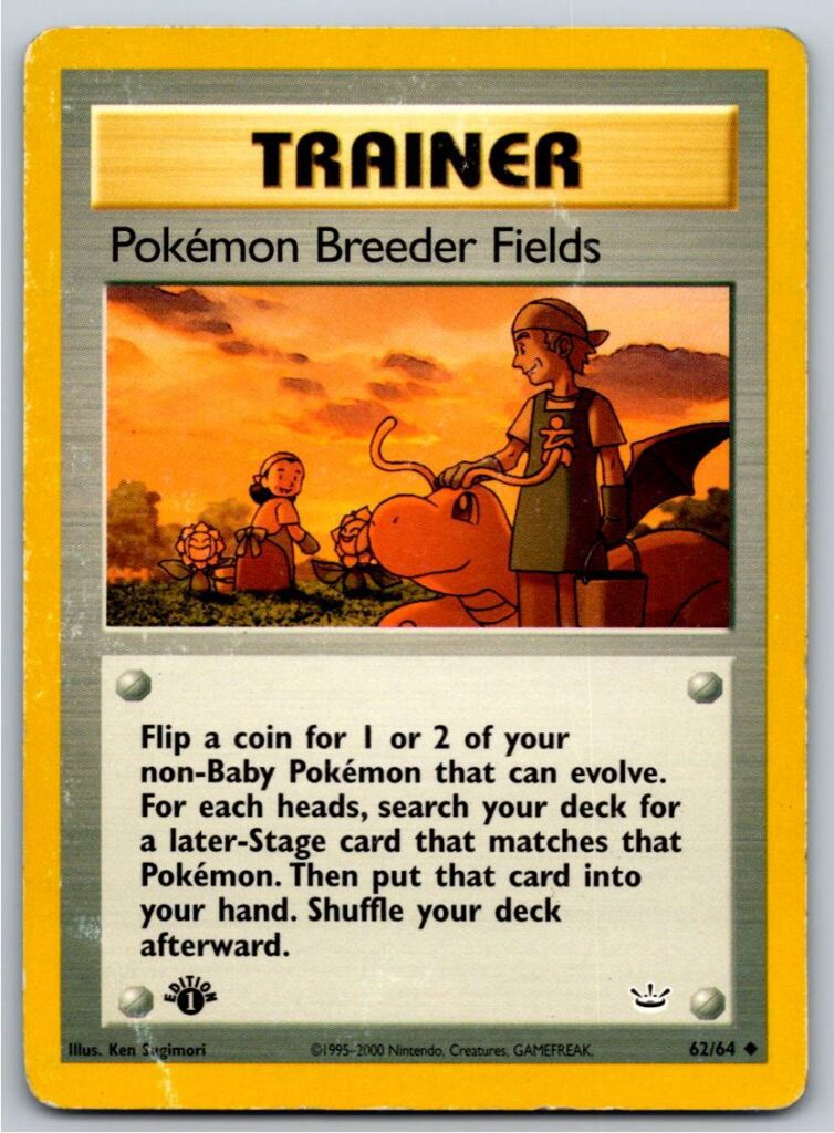 Pokemon Breeder Fields (1st Edition - DM)