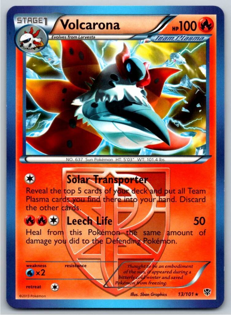 Volcarona (Team Plasma) (Normal - NM)