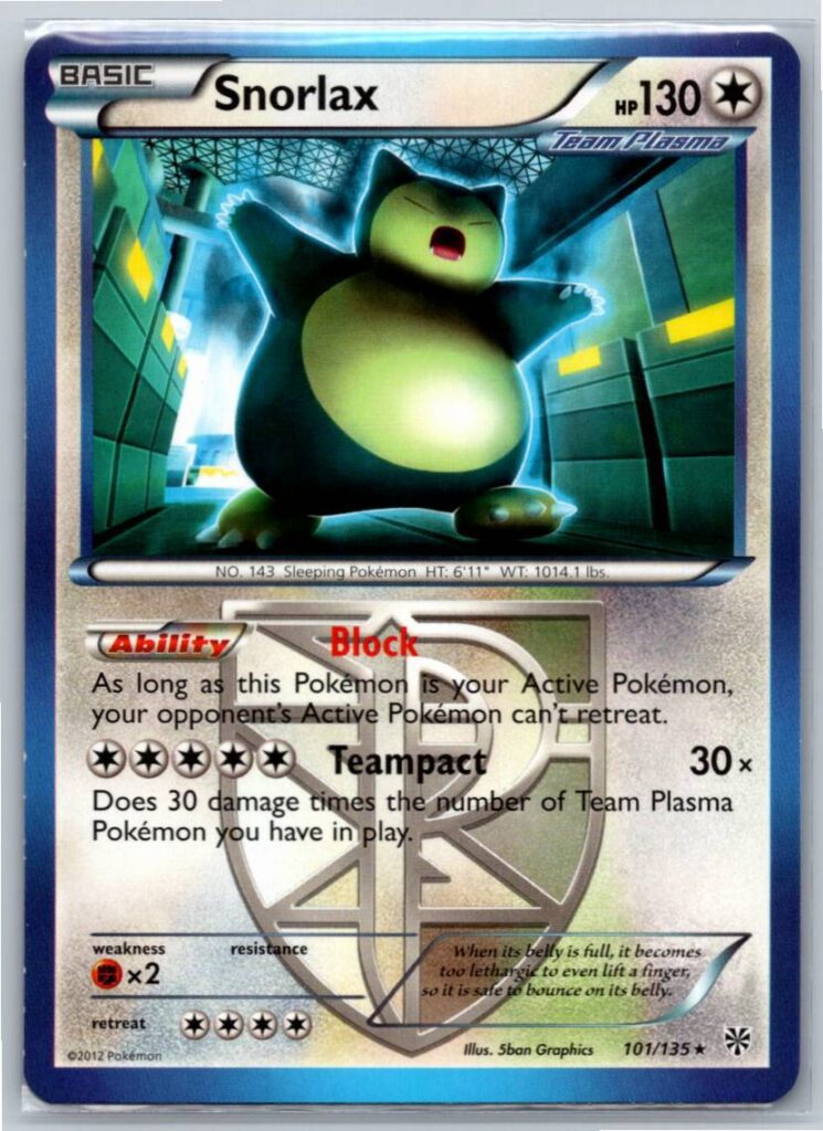 Snorlax (Team Plasma) (Normal - LP)