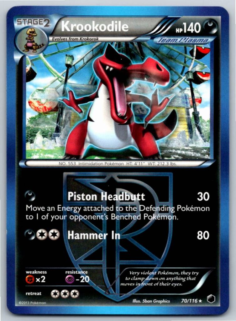 Krookodile (Team Plasma) (Normal - NM)