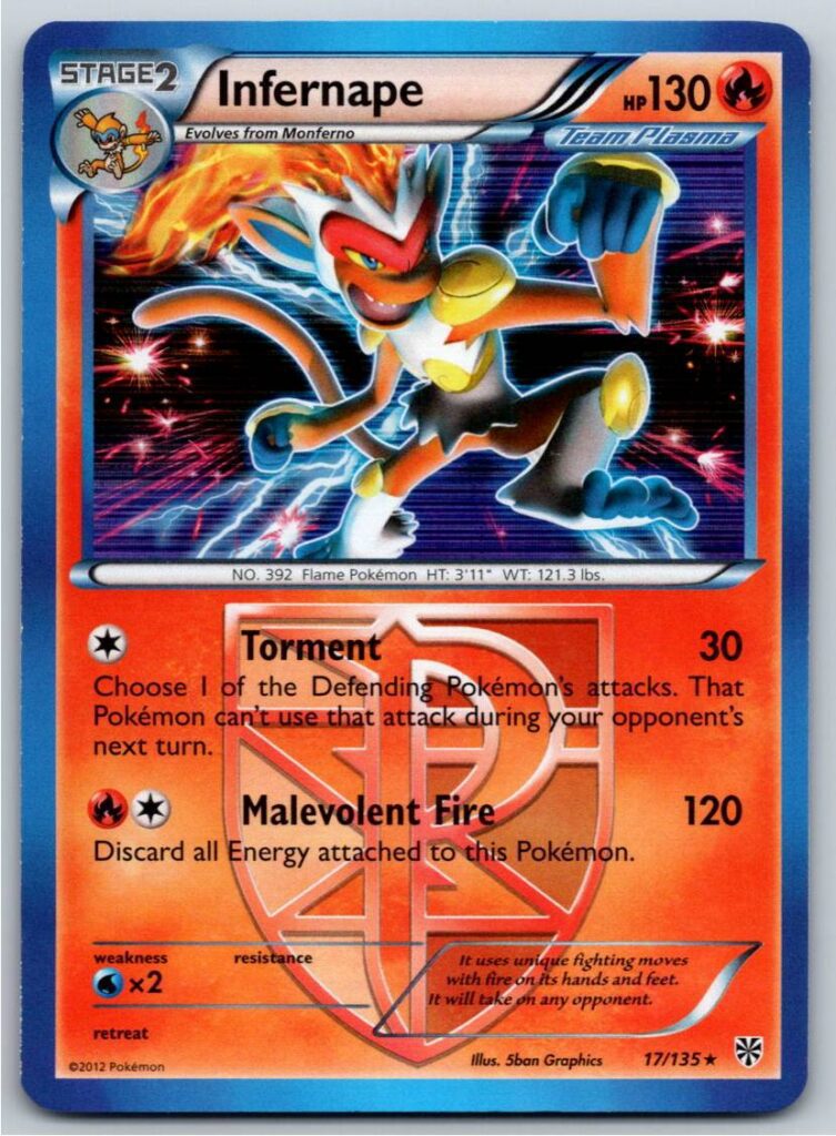 Infernape (Team Plasma) (Holofoil - NM)