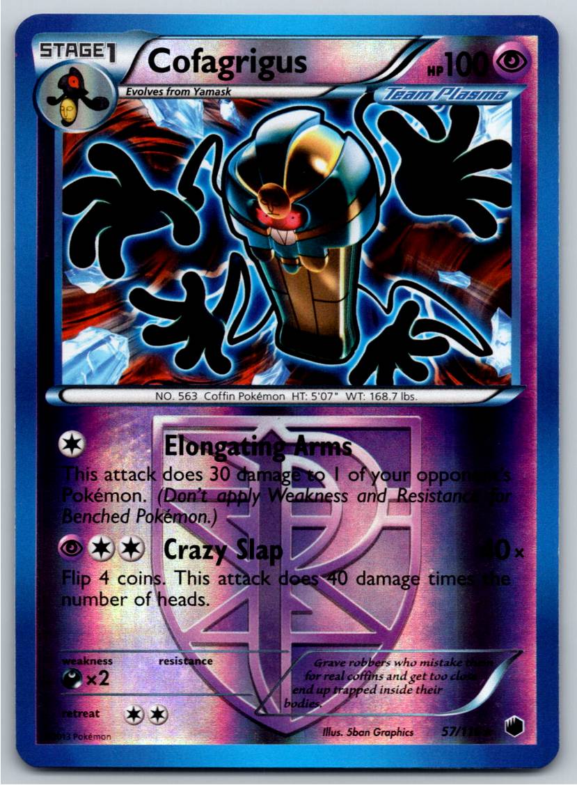 Cofagrigus (Team Plasma) (57) (Reverse Holofoil - NM)