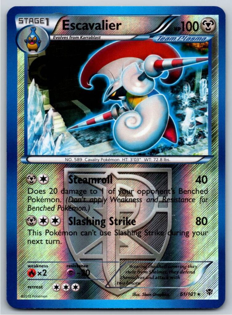 Escavalier (Team Plasma) (Reverse Holofoil - NM)