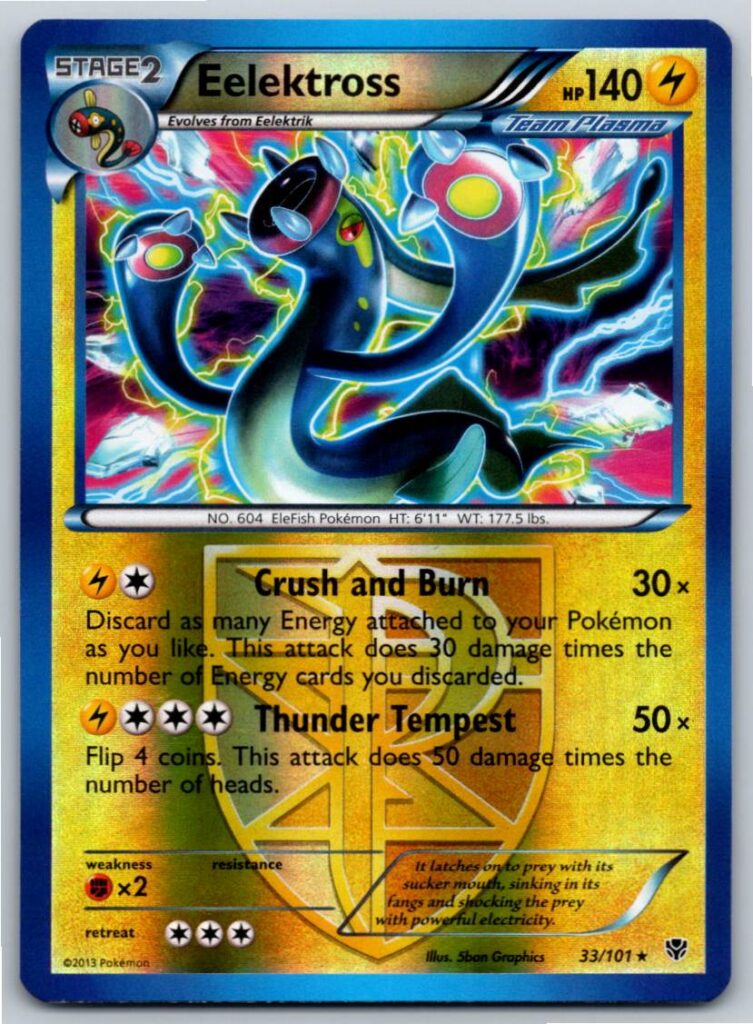 Eelektross (Team Plasma) (Reverse Holofoil - NM)