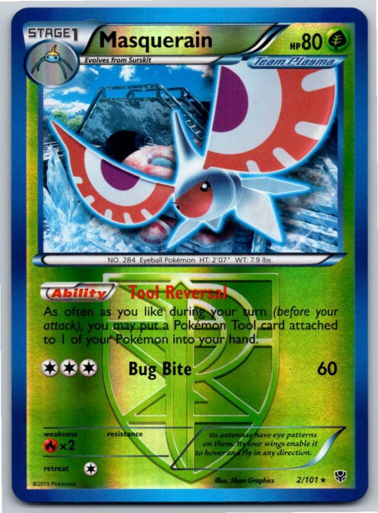 Masquerain (Team Plasma) (Reverse Holofoil - NM)