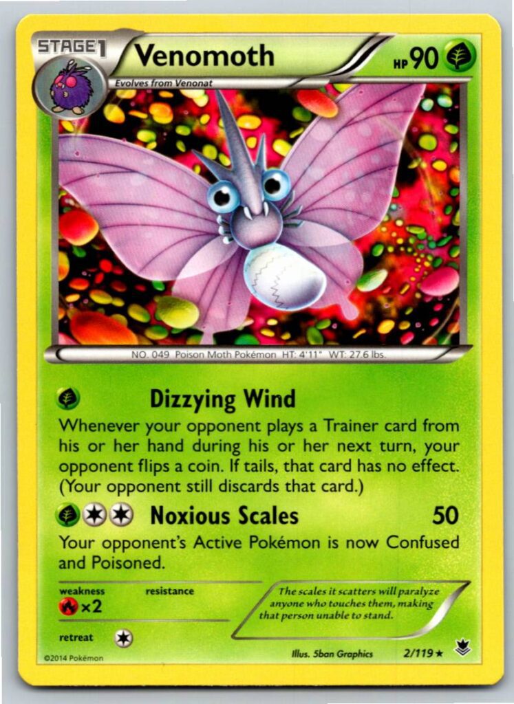 Venomoth (Normal - NM)