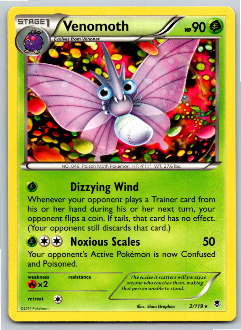 Venomoth (Normal - NM)