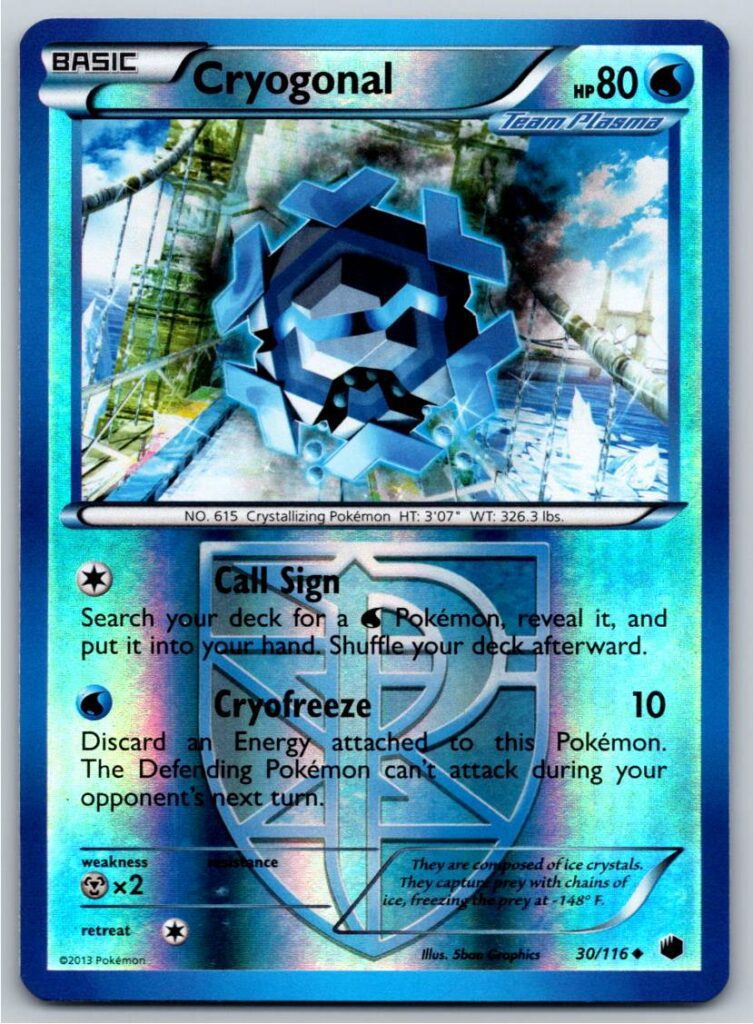 Cryogonal (Team Plasma) (Reverse Holofoil - NM)