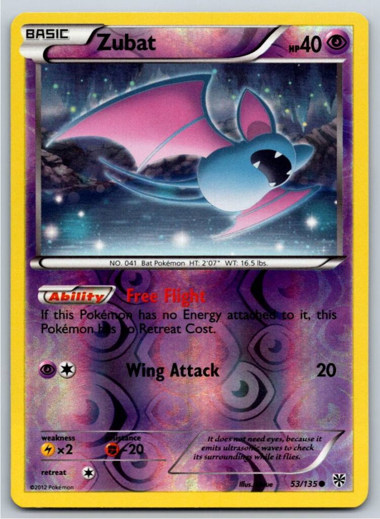 Zubat (53) (Reverse Holofoil - NM)