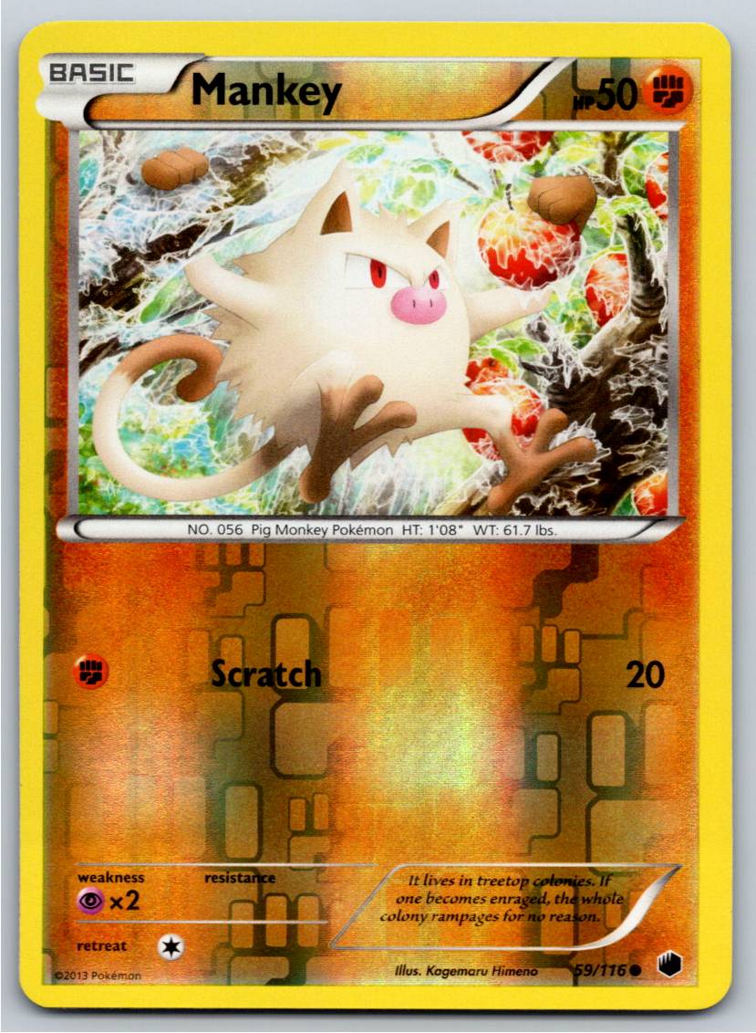 Mankey (Reverse Holofoil - NM)