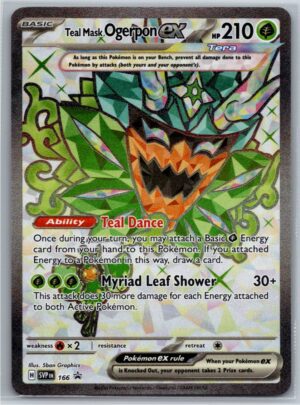 Teal Mask Ogerpon ex - 166 (Holofoil - NM)