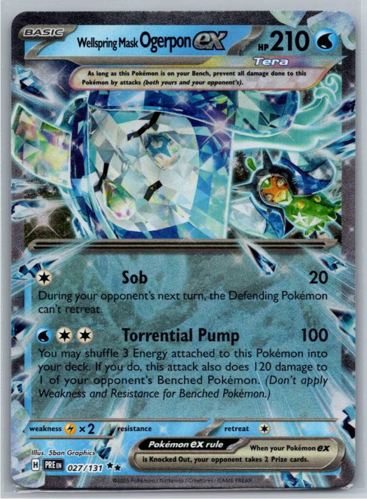 Wellspring Mask Ogerpon ex - 027/131 (Holofoil - NM)