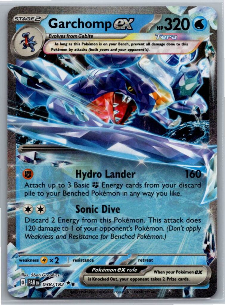 Garchomp ex - 038/182 (Holofoil - NM)