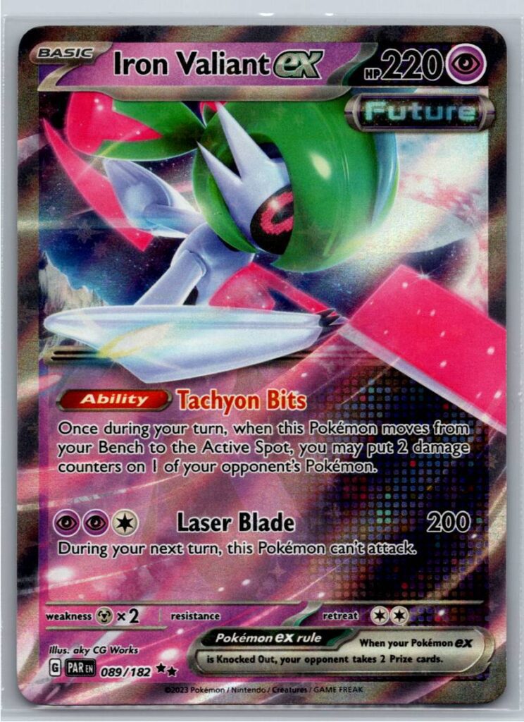 Iron Valiant ex - 089/182 (Holofoil - NM)
