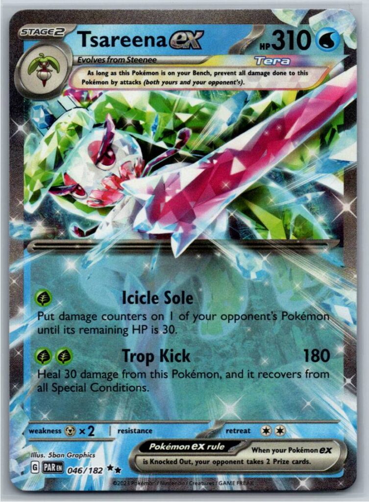 Tsareena ex - 046/182 (Holofoil - NM)