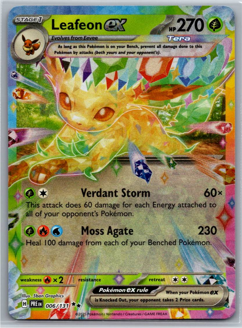 Leafeon ex - 006/131 (Holofoil - NM)