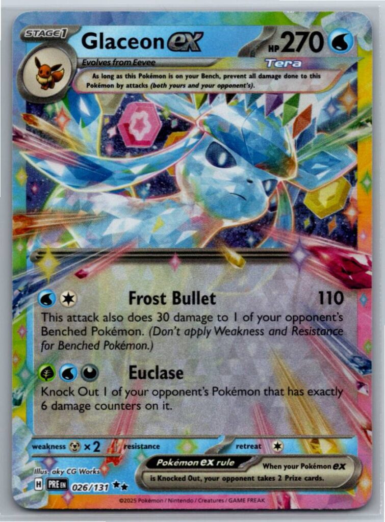 Glaceon ex - 026/131 (Holofoil - NM)