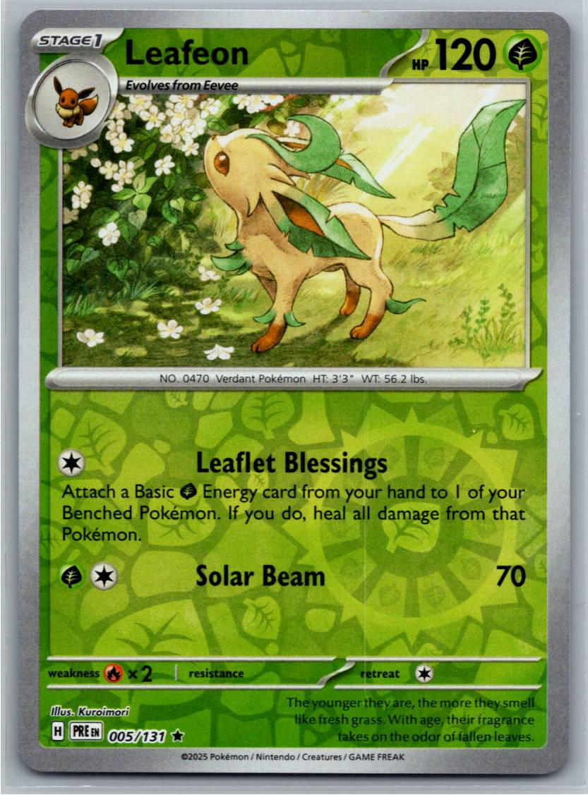 Leafeon (Reverse Holofoil - NM)