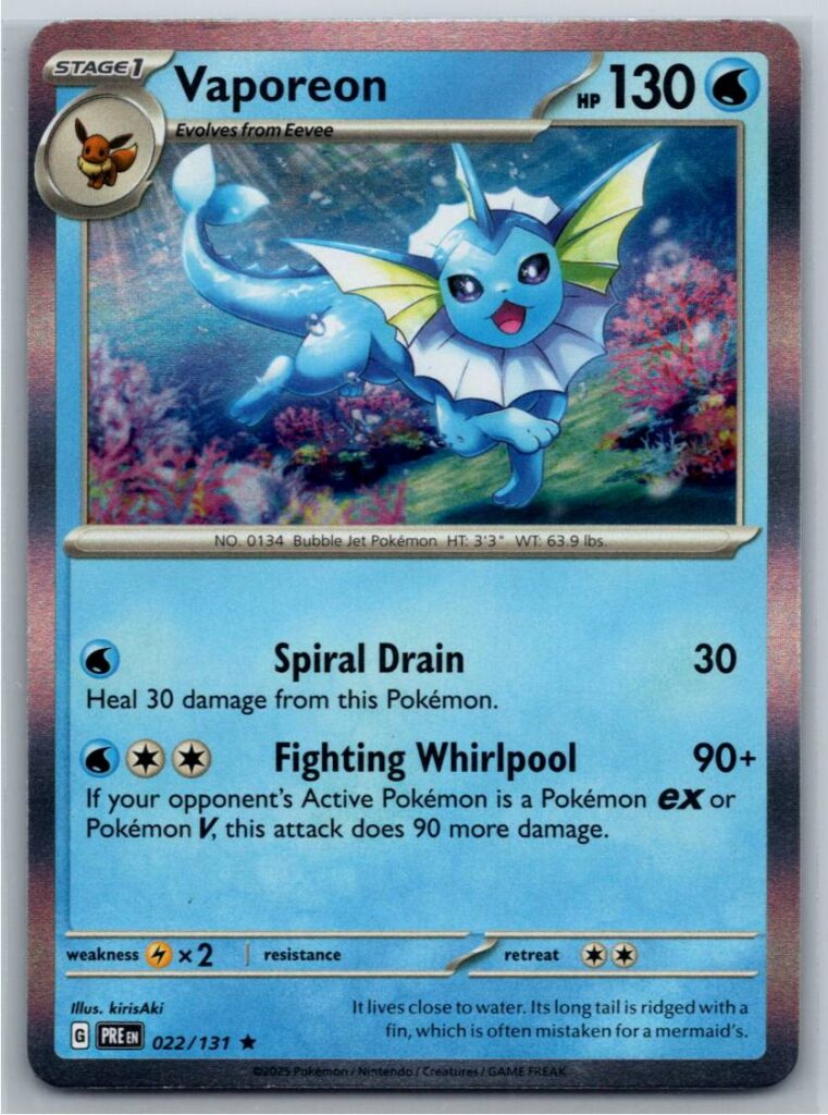 Vaporeon (Holofoil - NM)