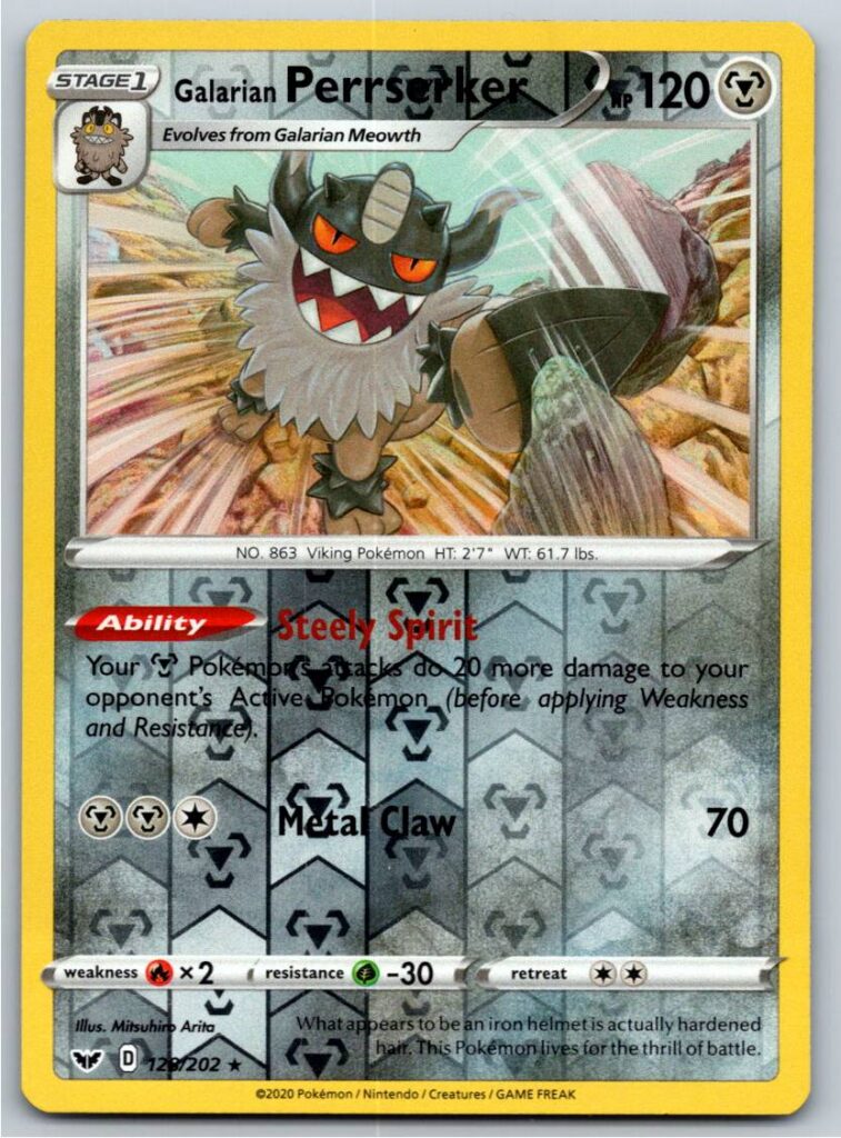 Galarian Perrserker (Reverse Holofoil - NM)