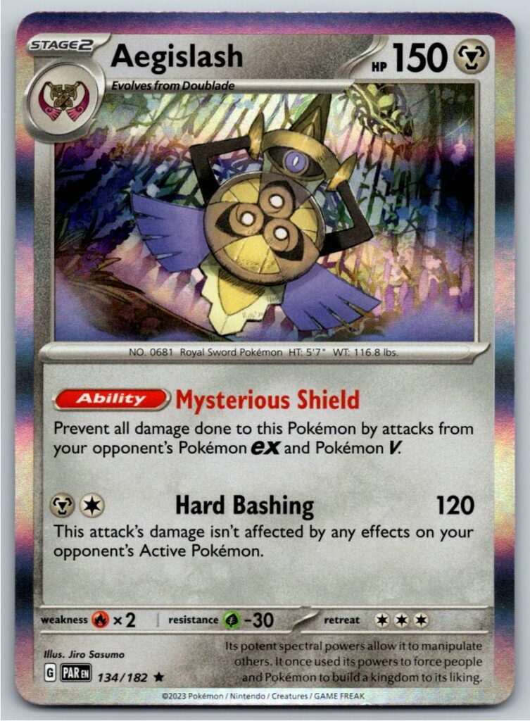 Aegislash - 134/182 (Holofoil - NM)