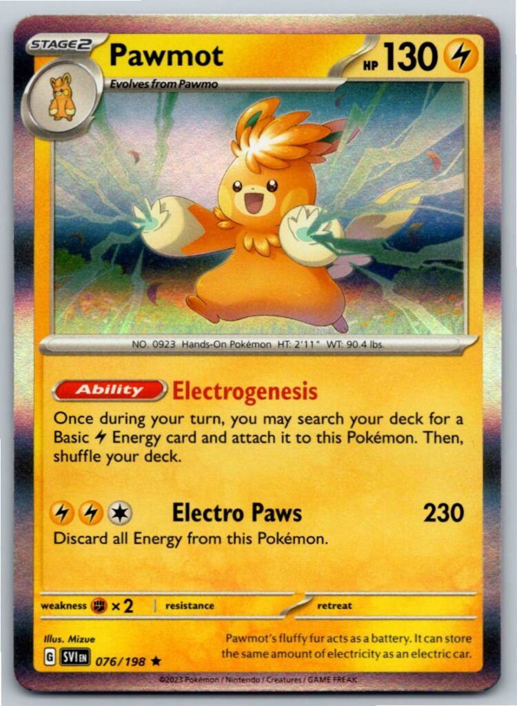 Pawmot - 076/198 (Holofoil - NM)
