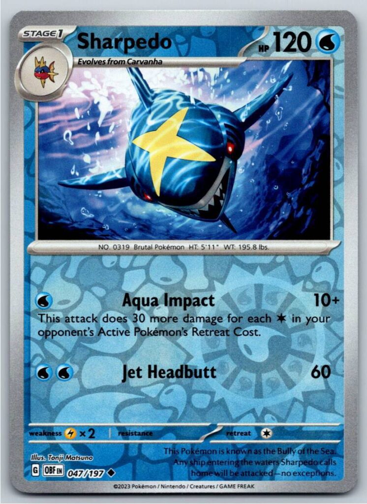 Sharpedo (Reverse Holofoil - NM)