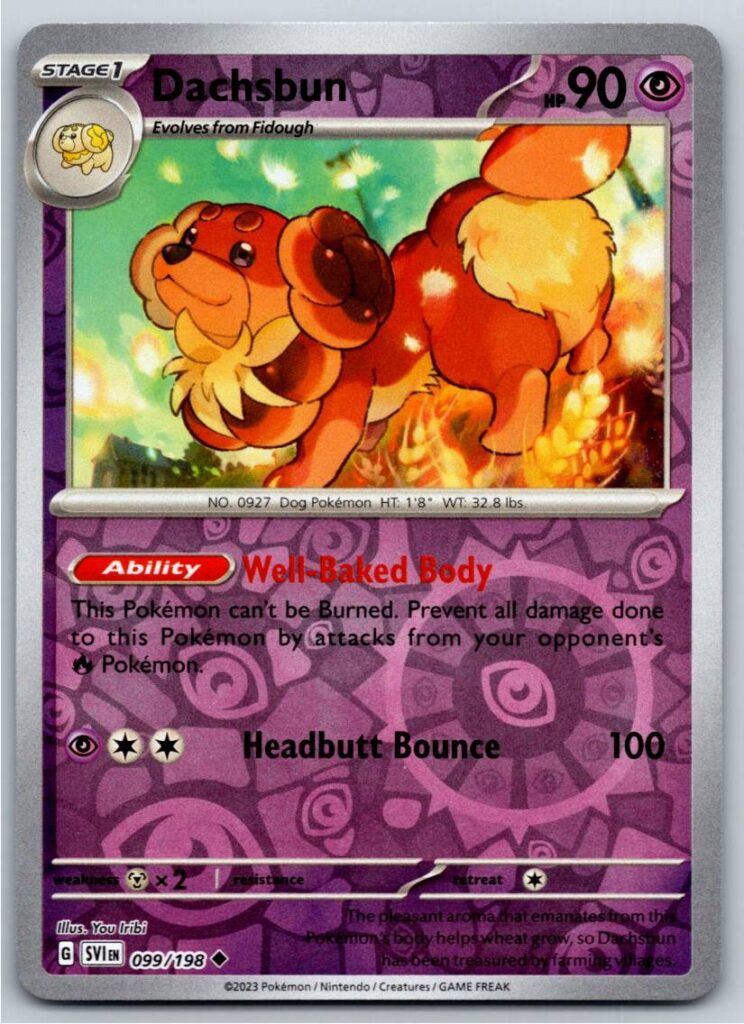 Dachsbun (Reverse Holofoil - NM)