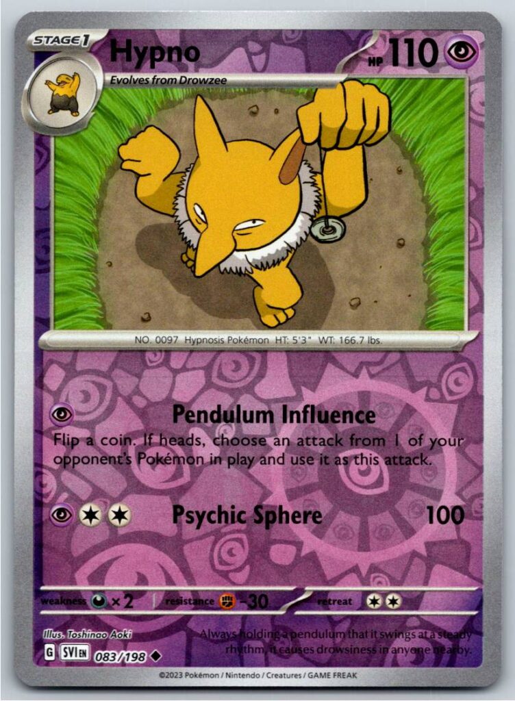 Hypno (Reverse Holofoil - NM)