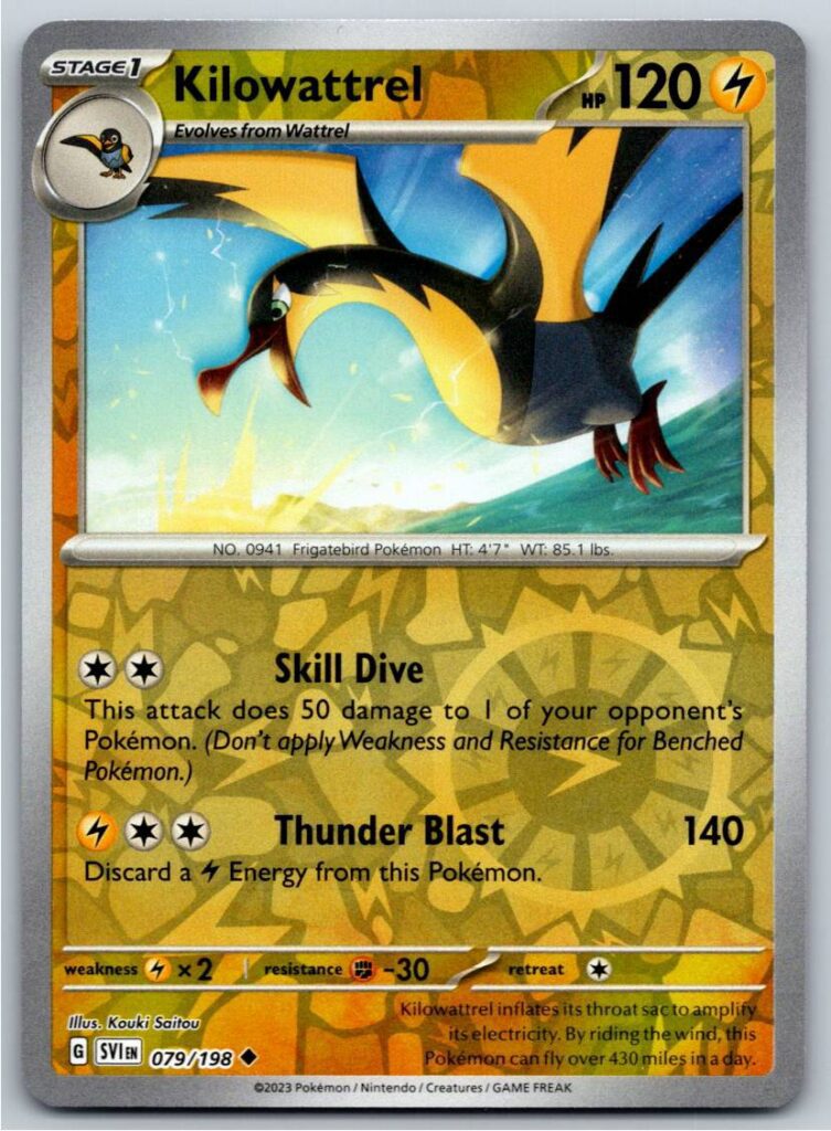 Kilowattrel (Reverse Holofoil - NM)