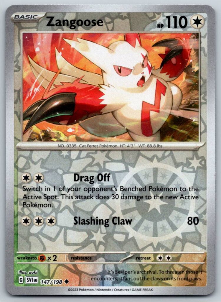 Zangoose - 147/198 (Reverse Holofoil - NM)