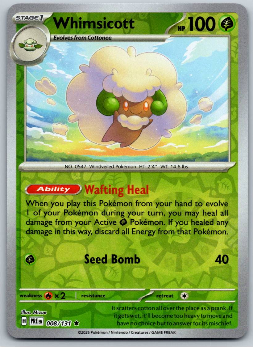Whimsicott (Reverse Holofoil - NM)