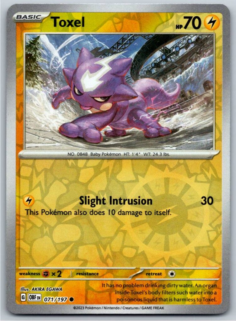 Toxel (Reverse Holofoil - NM)