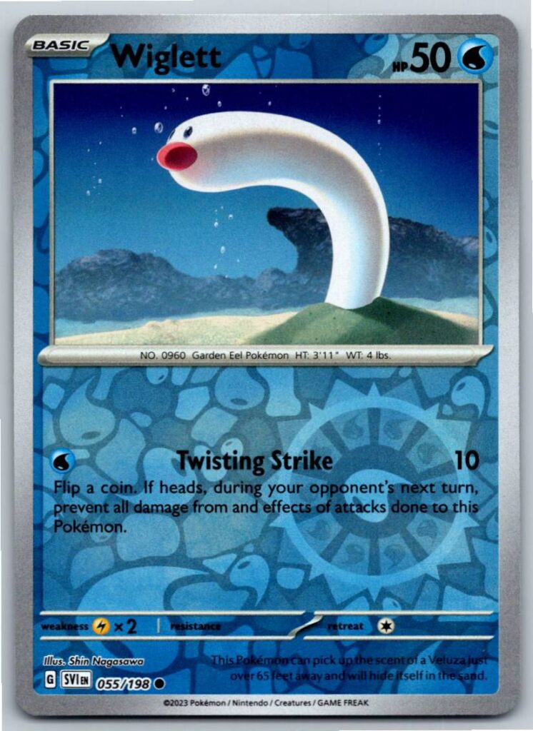 Wiglett - 055/198 (Reverse Holofoil - NM)