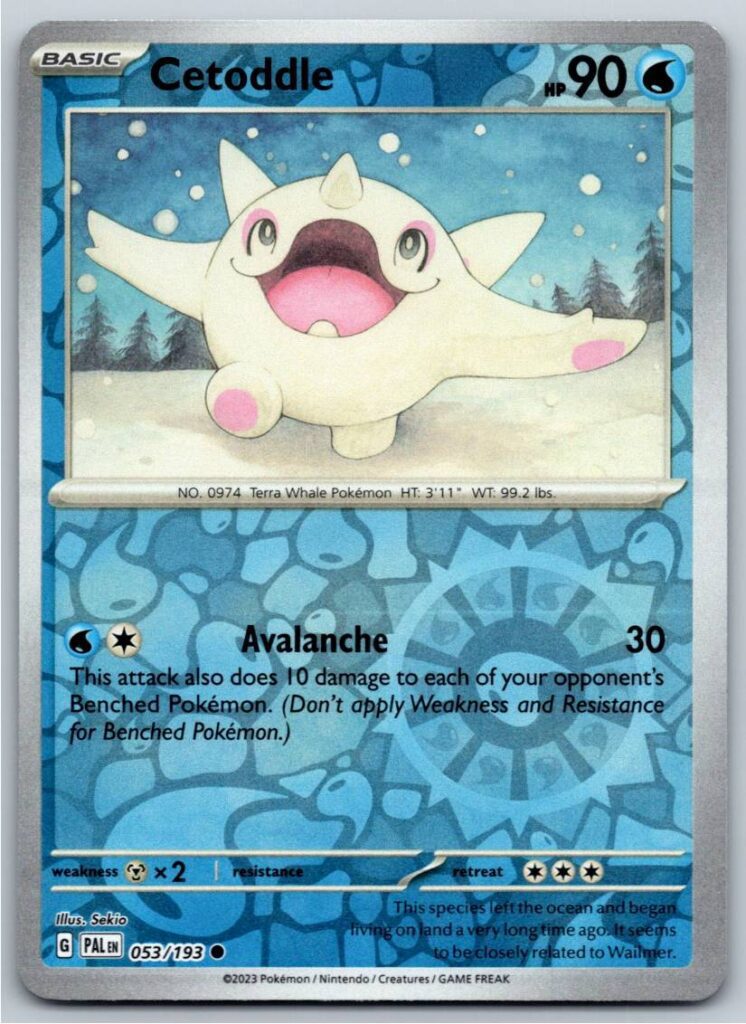 Cetoddle - 053/193 (Reverse Holofoil - NM)