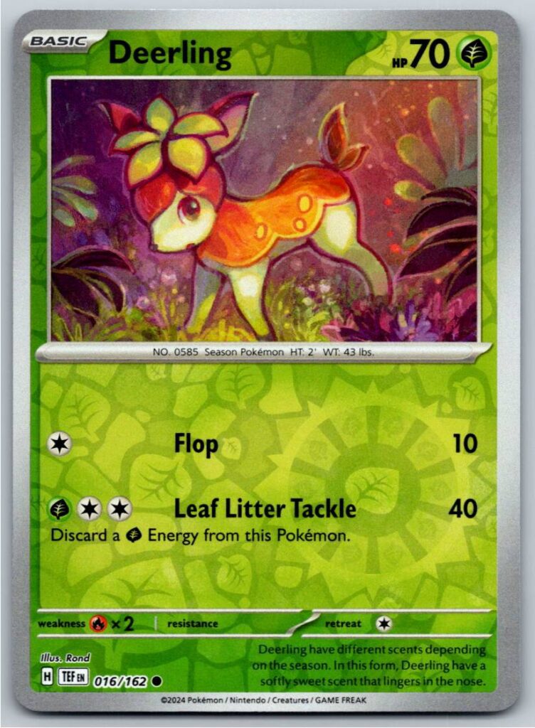 Deerling - 016/162 (Reverse Holofoil - NM)