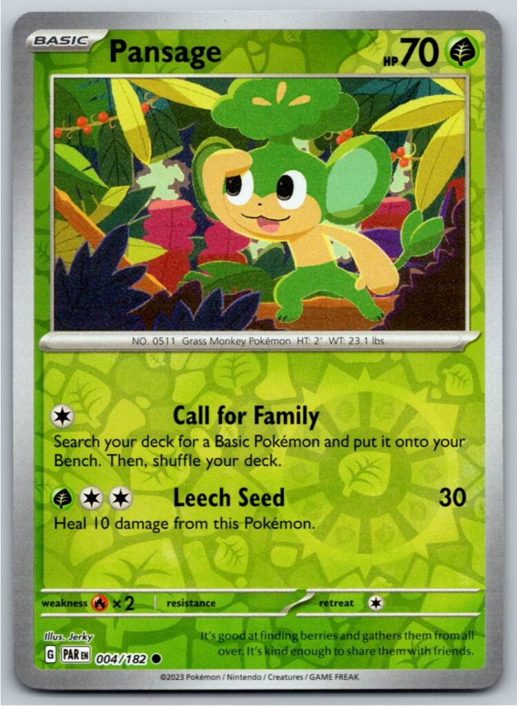 Pansage (Reverse Holofoil - NM)