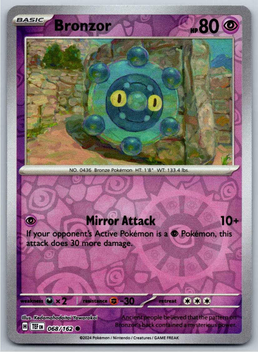 Bronzor - 068/162 (Reverse Holofoil - NM)