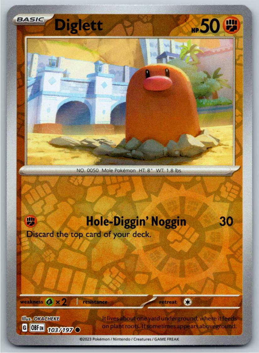 Diglett (Reverse Holofoil - NM)