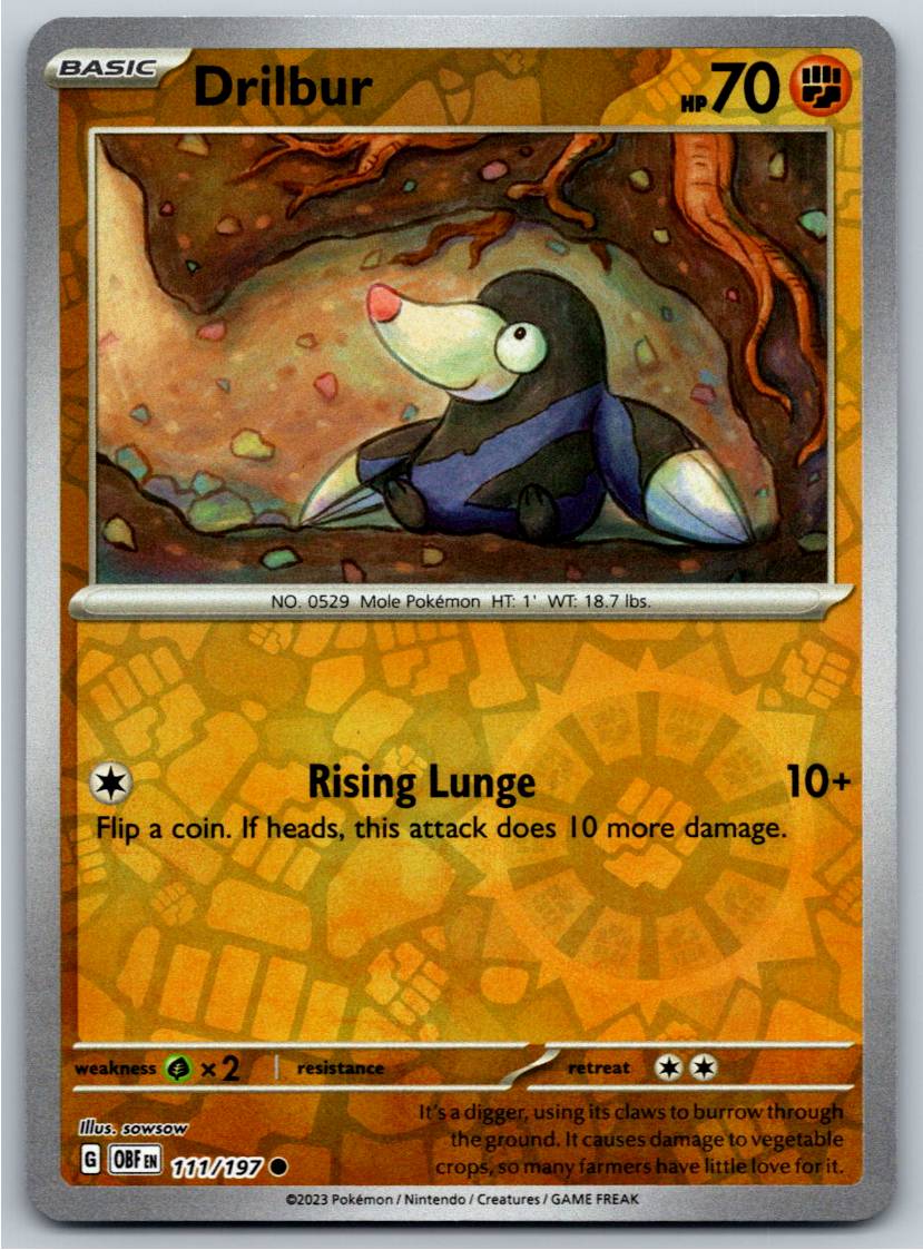 Drilbur (Reverse Holofoil - NM)