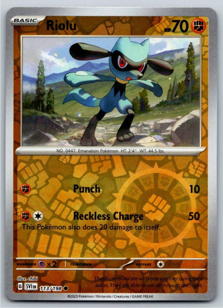 Riolu - 113/198 (Reverse Holofoil - NM)